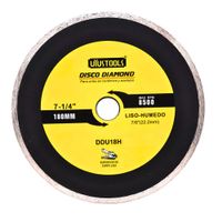 Disco Diamantado Continuo Liso-Húmedo corte Cerámico 7 1/4""