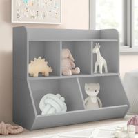 Mueble Organizador Infantil Montessori Gris R&R Muebles