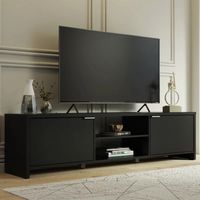 Mueble para TV Moderno Jader Negro R&R MUEBLES