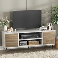 Mueble para TV Vintage Eli Blanco/Duna R&R MUEBLES