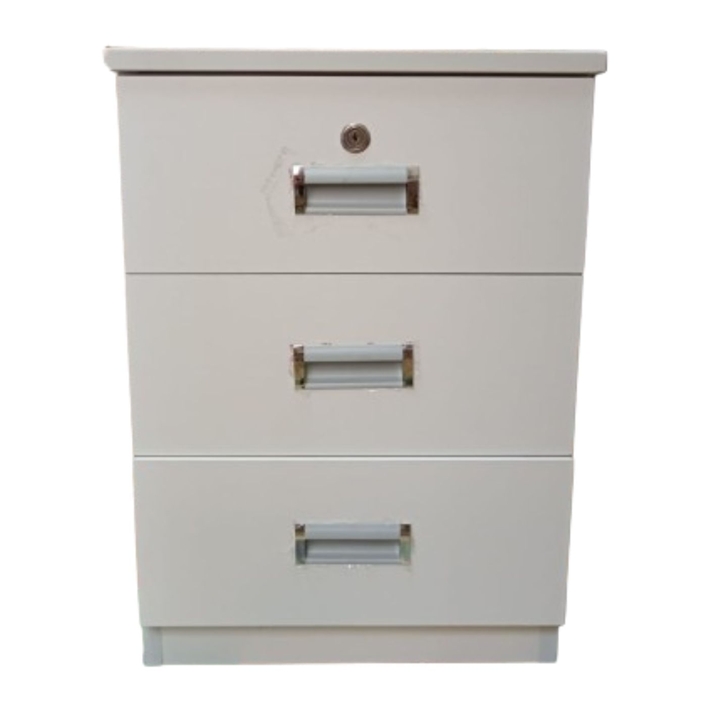 Mesa de Noche Velador Mesa de Noche Patherson en Blanco