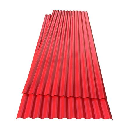 Techo calamina metálica Roja 0.22mm 3.60x0.80m Werken - Promart