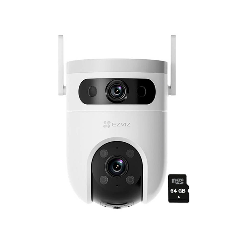 Cámara H9C 5MP 5MP Ezviz Binocular WiFi Exterior 360 SD 64GB