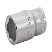 Dado 1/4"" hexagonal 13mm Bahco