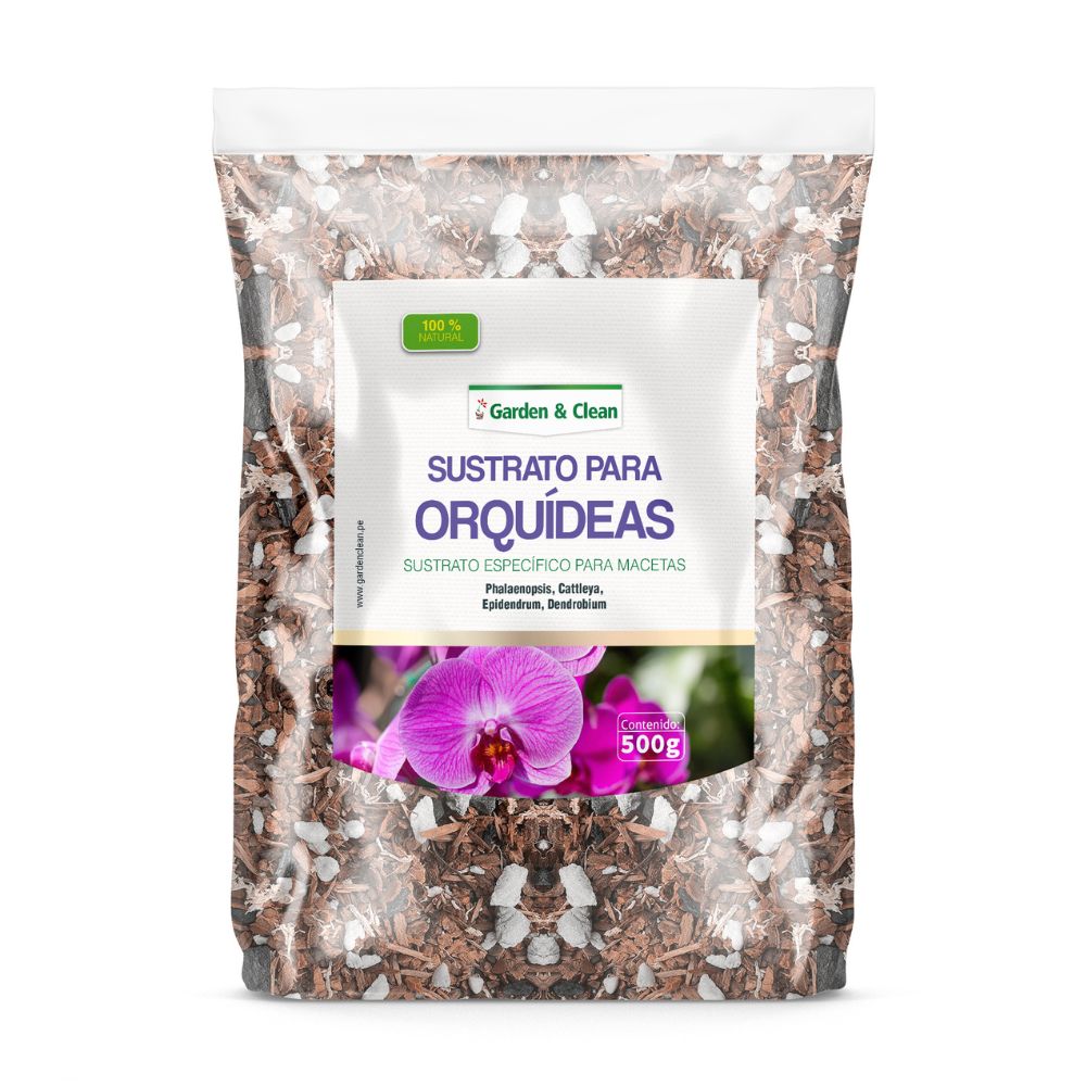Sustrato para orquídeas 500g Garden Clean