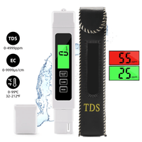 Medidor EC TDS Temperatura Conductímetro Solidos Disueltos Totales Agua - 3 En 1