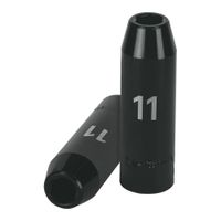 Dado de impacto 1 /2"" largo 6 puntas 11 mm, Truper