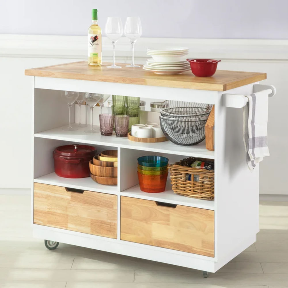 Mueble Auxiliar de Cocina Gyes Blanco R&R MUEBLES