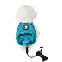 Arnés Mochila para Mascotas Talla S Azul