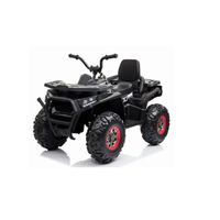 Cuatrimoto 12V 4x4 Control 24G USB Negro