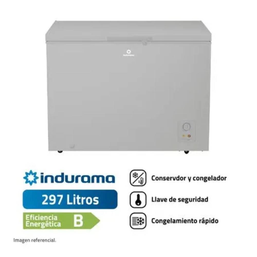 Congeladora Indurama Defrost 297L CI-320GR Croma