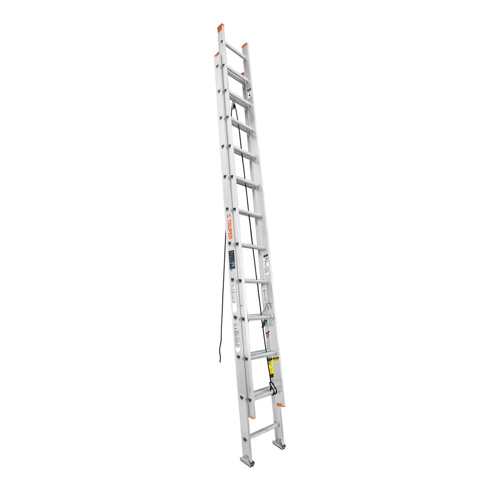 Escalera de Extensión, Tipo III, 24 Peldaños, Truper Escalera de Extensión, Tipo III, 24 Peldaños, Truper