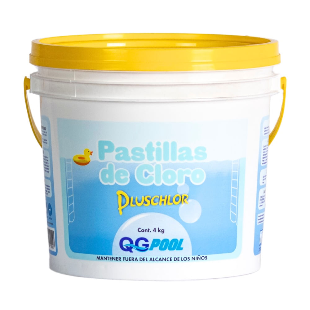 Cloro en pastillas para piscinas 4 kg Pluschlor