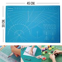 Cutting Mat A3 Plancha de corte 30x45 cm autocurativa Celeste