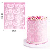 Plantilla Stencil Modelo Celine para Reposteria