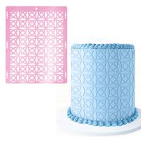Plantilla Stencil Modelo Kristal para Reposteria