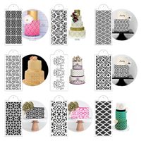 9 Plantillas Stencil Modelo Las Vegas Sudáfrica para Repostería