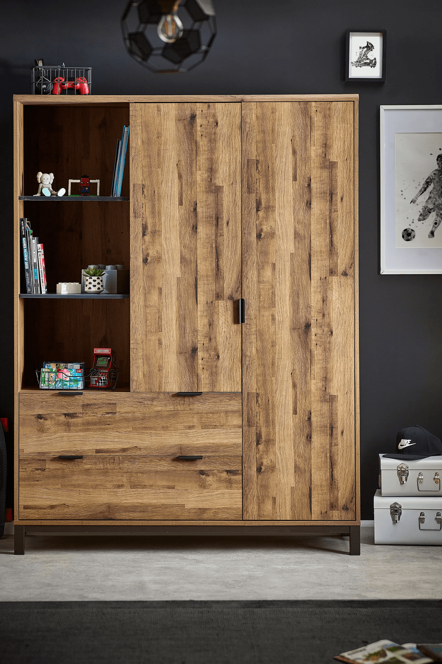 Ropero Amplio Wanda color Marrón TU MESITA