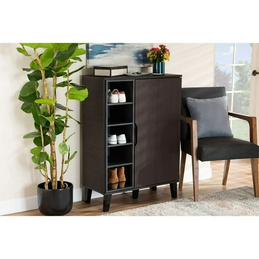 Zapatera Multiusos Centauro color Marrón/Negro TU MESITA