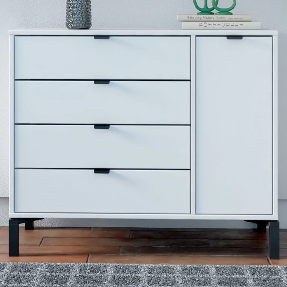 Cómoda Juvenil Mariana color Blanco TU MESITA