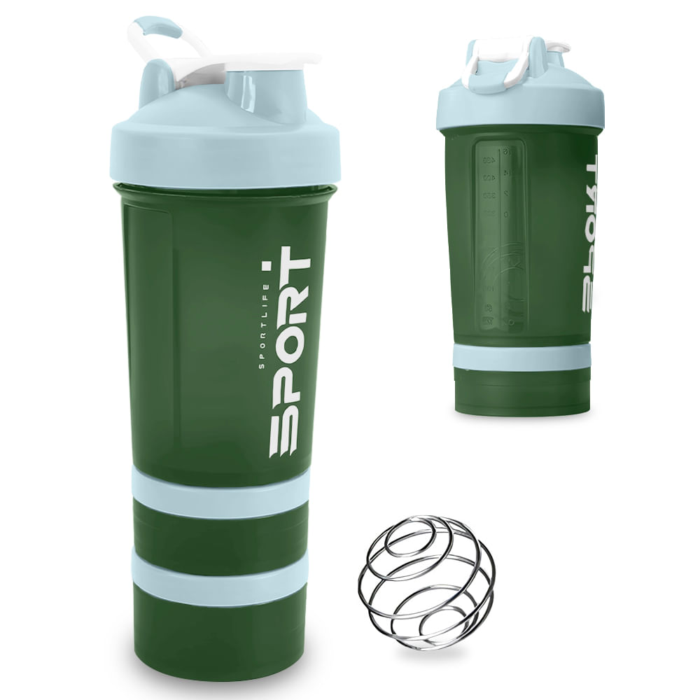 Shaker Gym Tomatodo Deportivo 500ml Verde MR4
