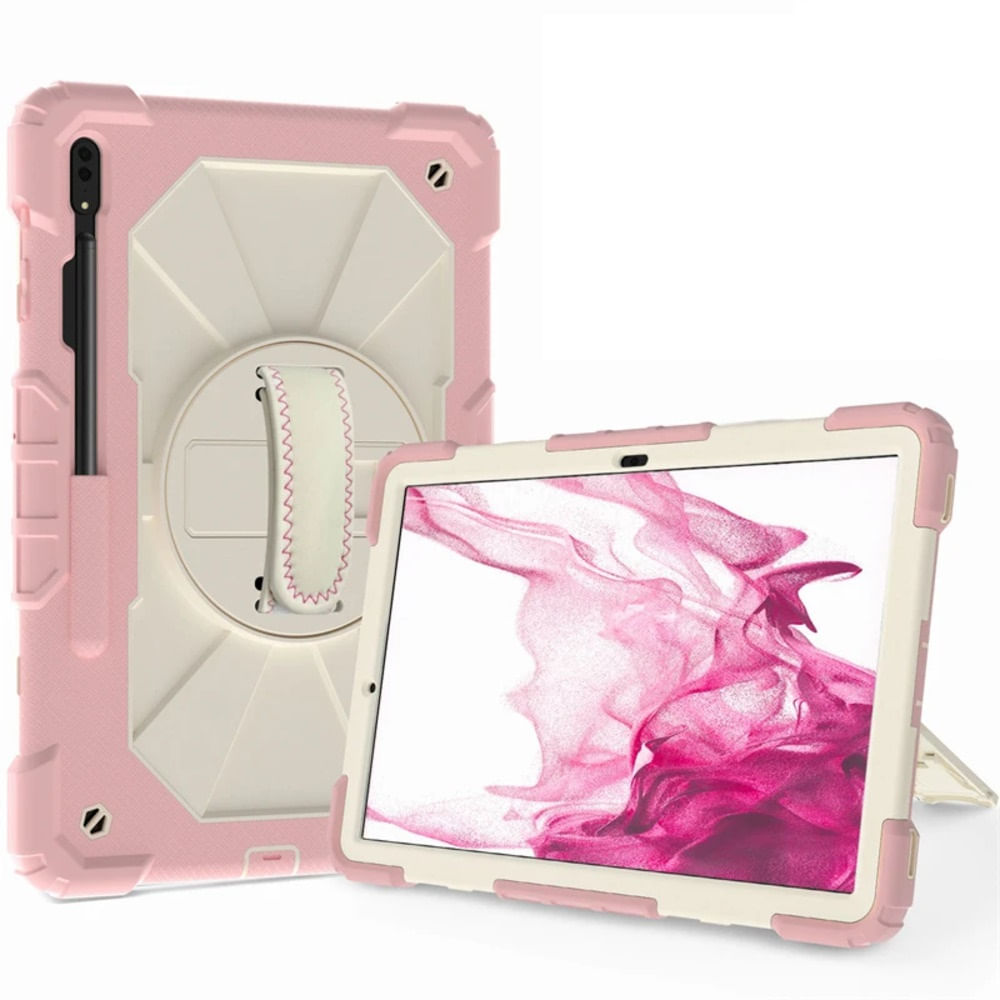 Funda para Samsung Tab A7 10.4"" - T505 - T502 Armor Extreme Rosada Resistente a Caídas