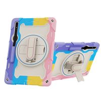 Funda para Tab A 10.1"" - T510 - T515 Armor Defender 360 Arcoiris Rosa Resistente a Caidas