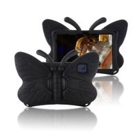 Funda para Huawei MatePad 10.4"" de Goma Mariposa Negra Antishock Resistente a Caidas y Golpes