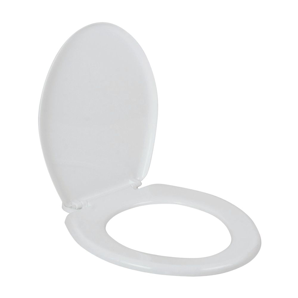Asiento de Inodoro Redondo Plástico Fiori Estándar Blanco