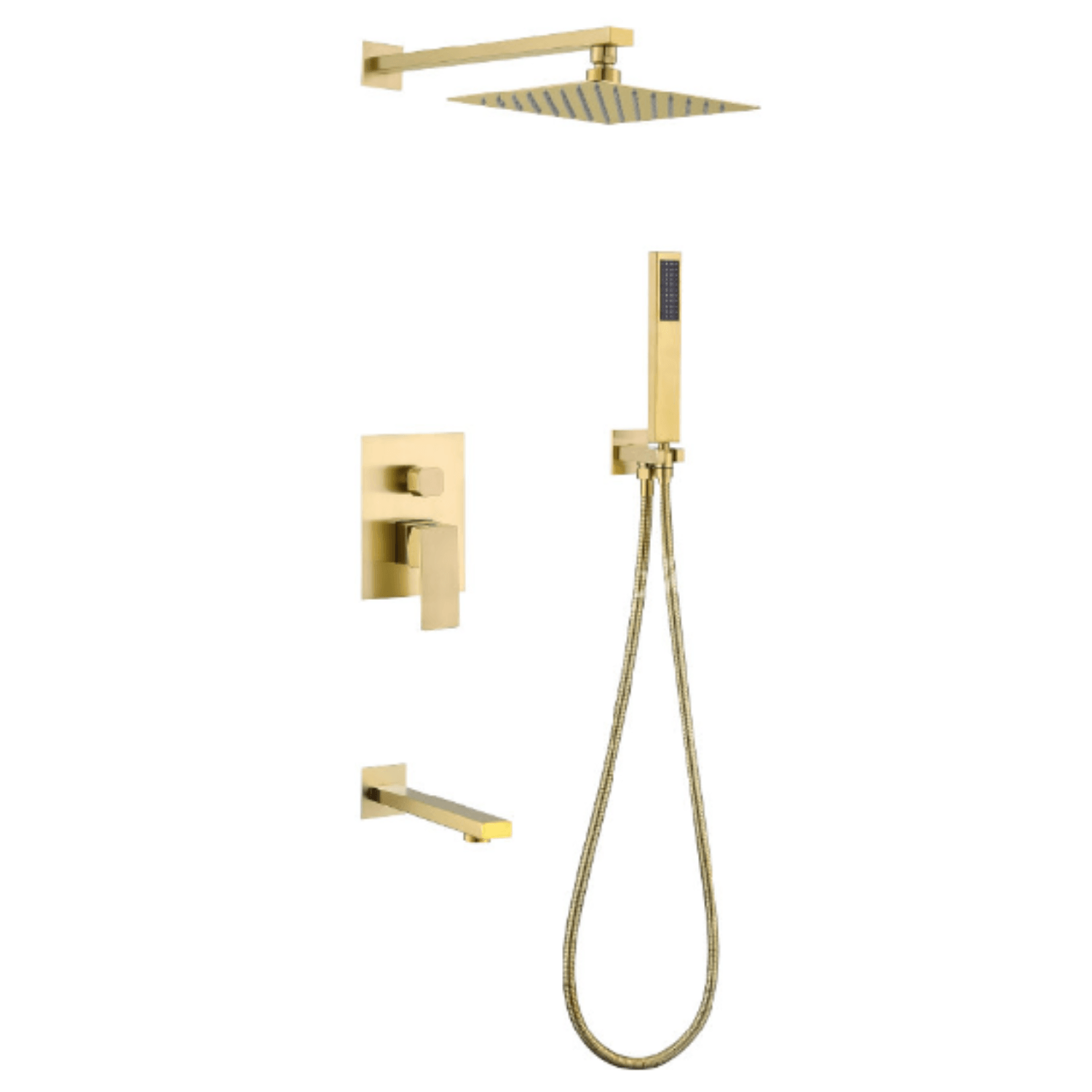 LLAVES MAS MEZCLADORA PARA DUCHA DE LUJO DORADO MT304- 010D707