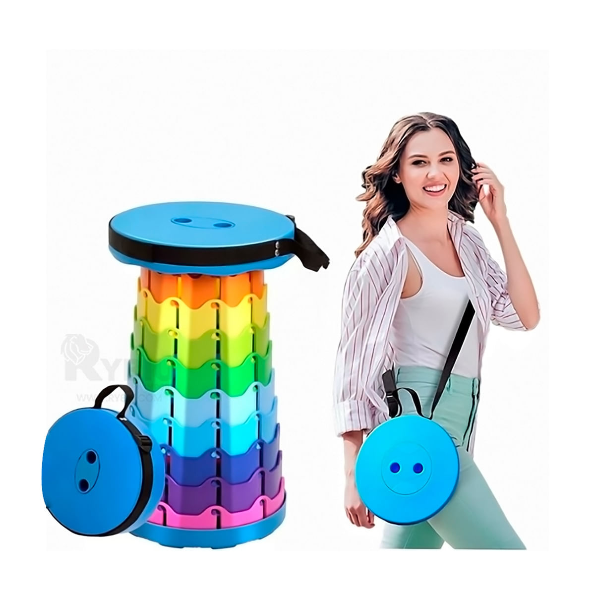 Silla Bancos Plegables Portatiles en Multicolor