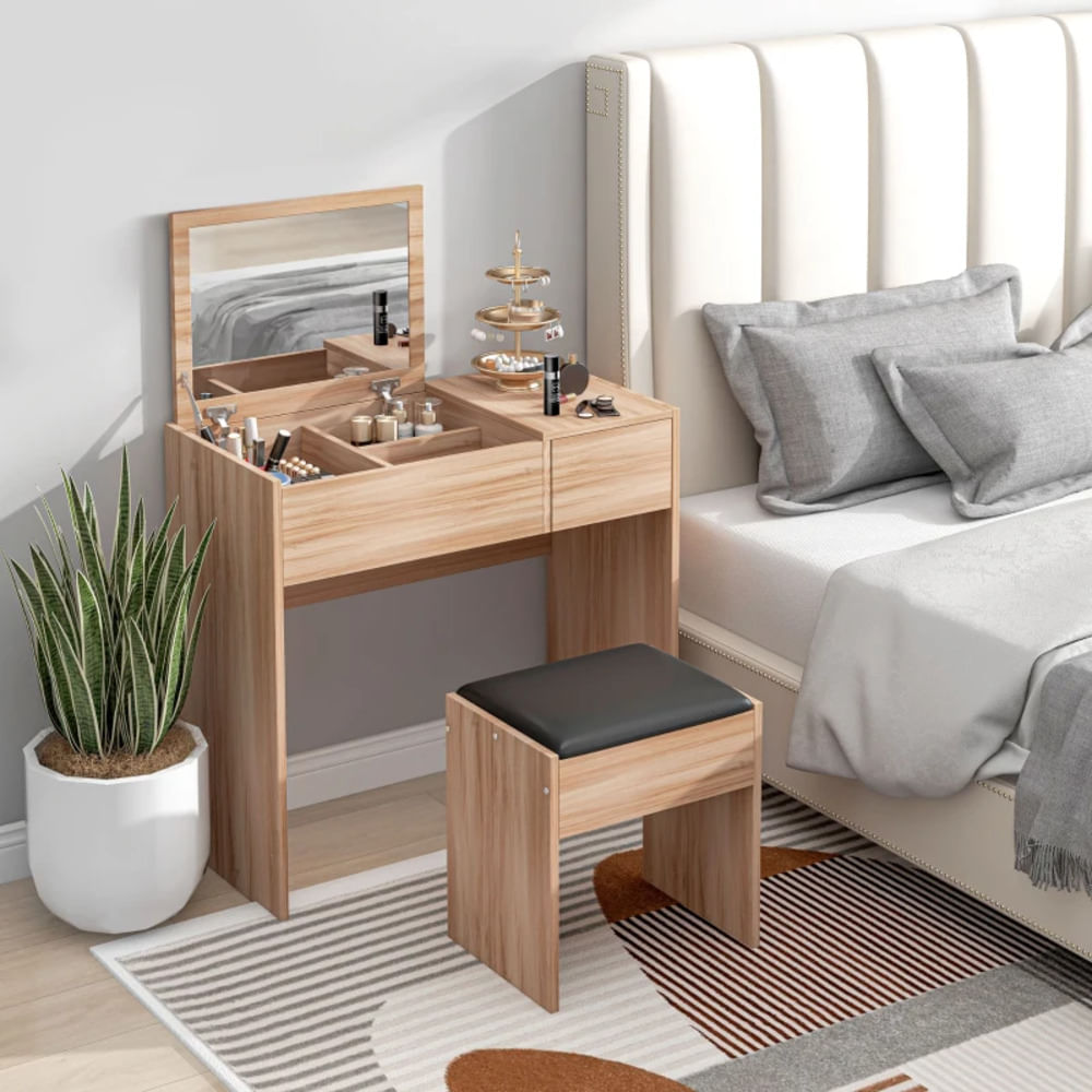 Tocador Juvenil Neiva color Natural 1 cajón TU MESITA