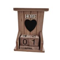 Calendario de Mesa para Hogar Generico Beige Vintage
