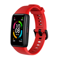Correa de silicona para Honor Band 6 rojo