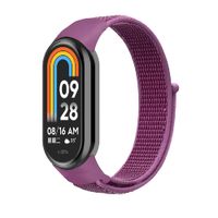 Correa nylon para miBand 8 morado