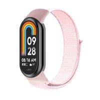 Correa nylon para miBand 8 rosado