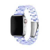 Correa Transparente de acrílico para Smartwatch 42mm/44mm/45mm/49mm Azul