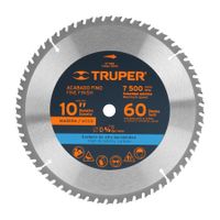Disco para Sierra Ingleteadora 10"" 60 Dientes Truper 18306