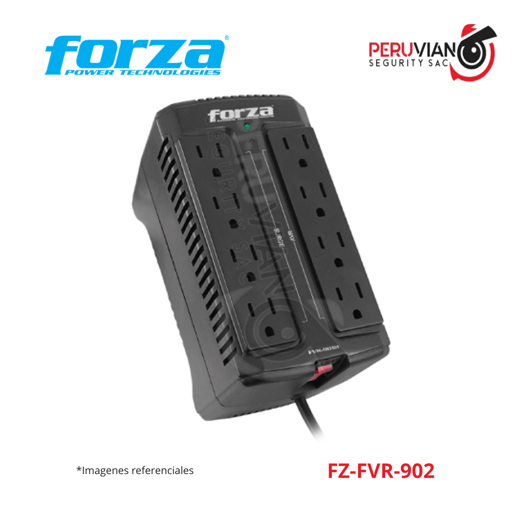 Estabilizador. 8 Tomas 220V 900VA/450W FZ-FVR-902