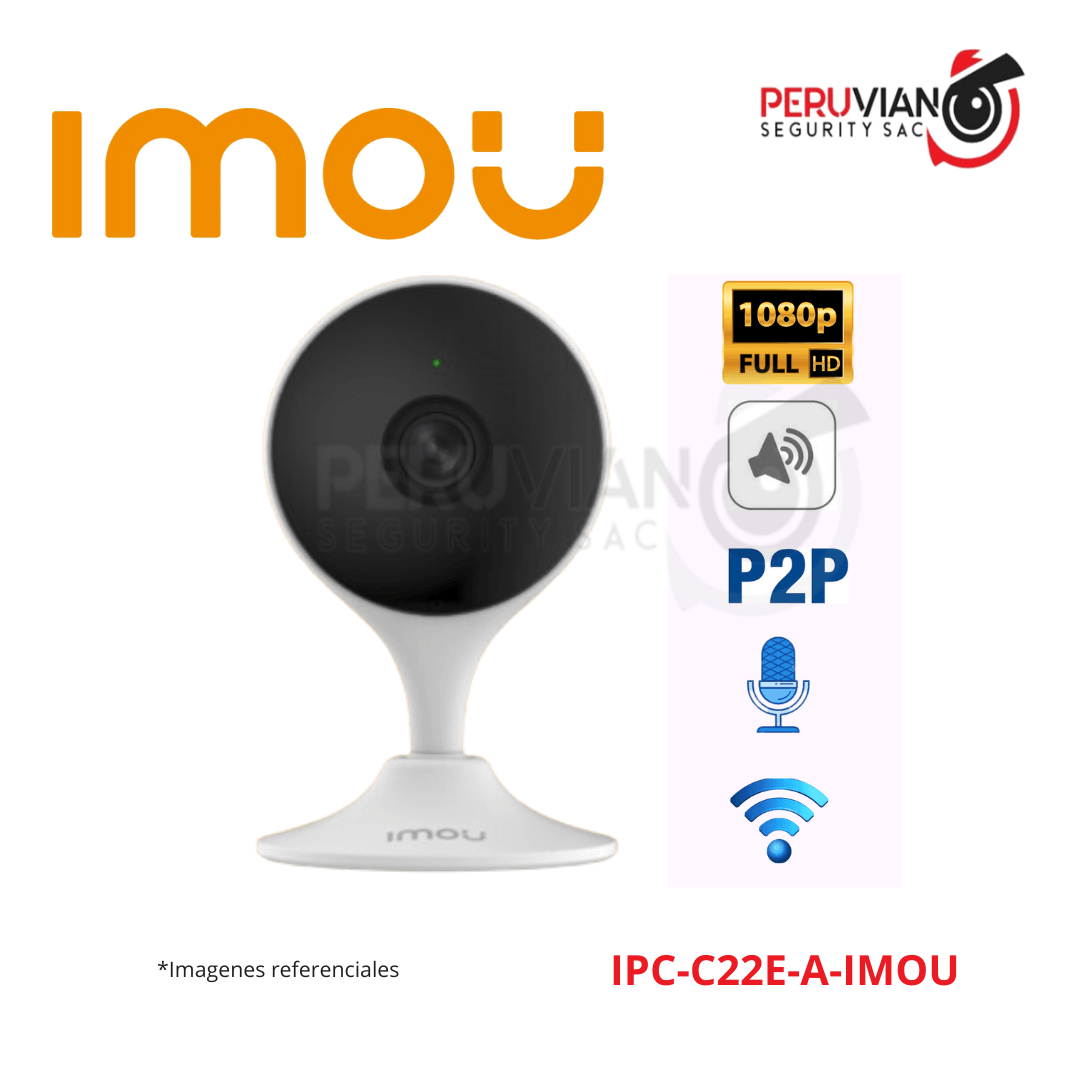 Imou CUE 2 | Cubo Wifi | CMOS 1/2.9'' | 2.0 MP | 1080P | IR 10M | Wi-Fi