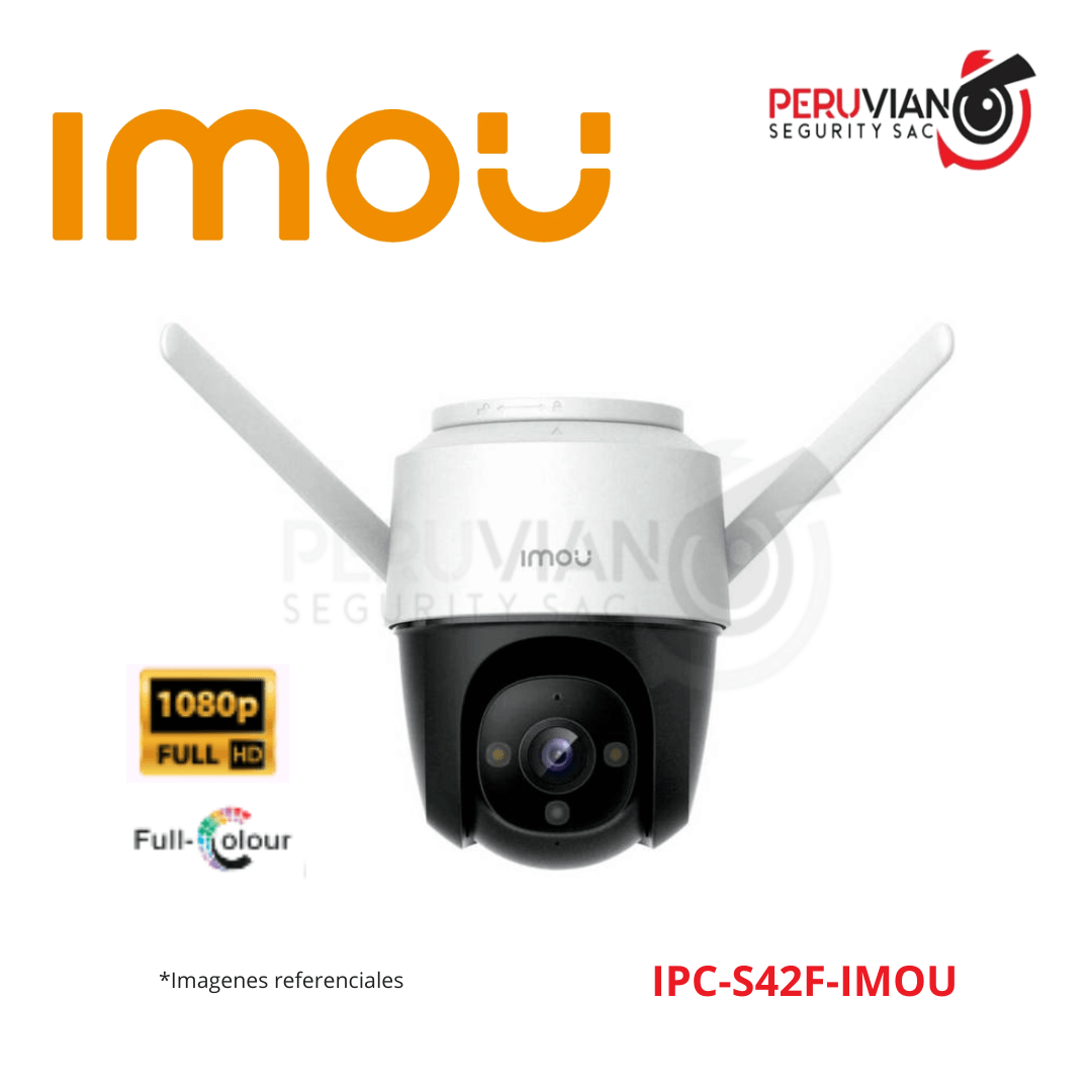 Imou Cruiser | Domo Exterior Wifi | PAN&TILT | 4.0 MP | 1080P | FULLCOLOR | IR 30M | IP66 | Wi-Fi