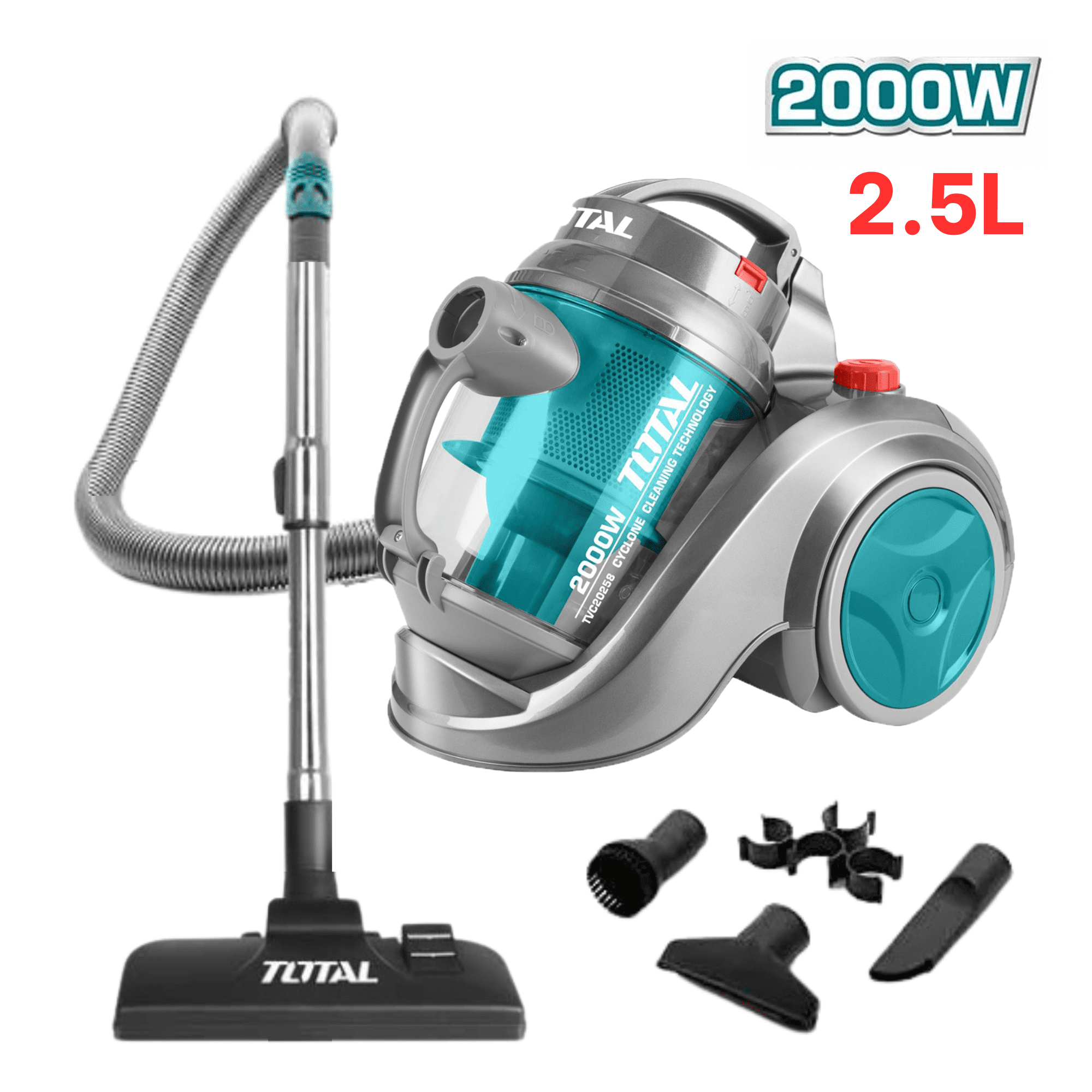 Aspiradora 2000w 2.5 Litros industrial Total TVC20258