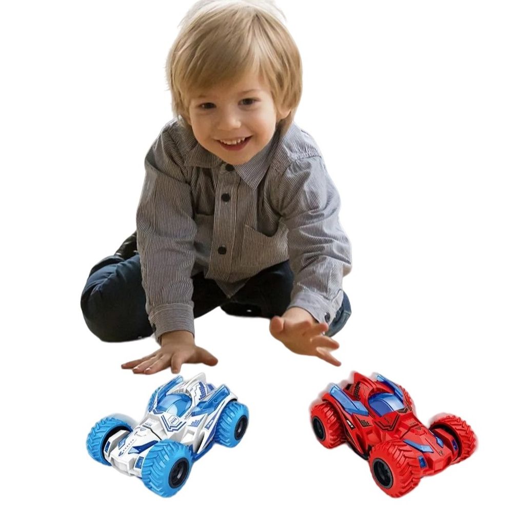 Super Auto Acrobacias Giratorio 360° Juguete Promart