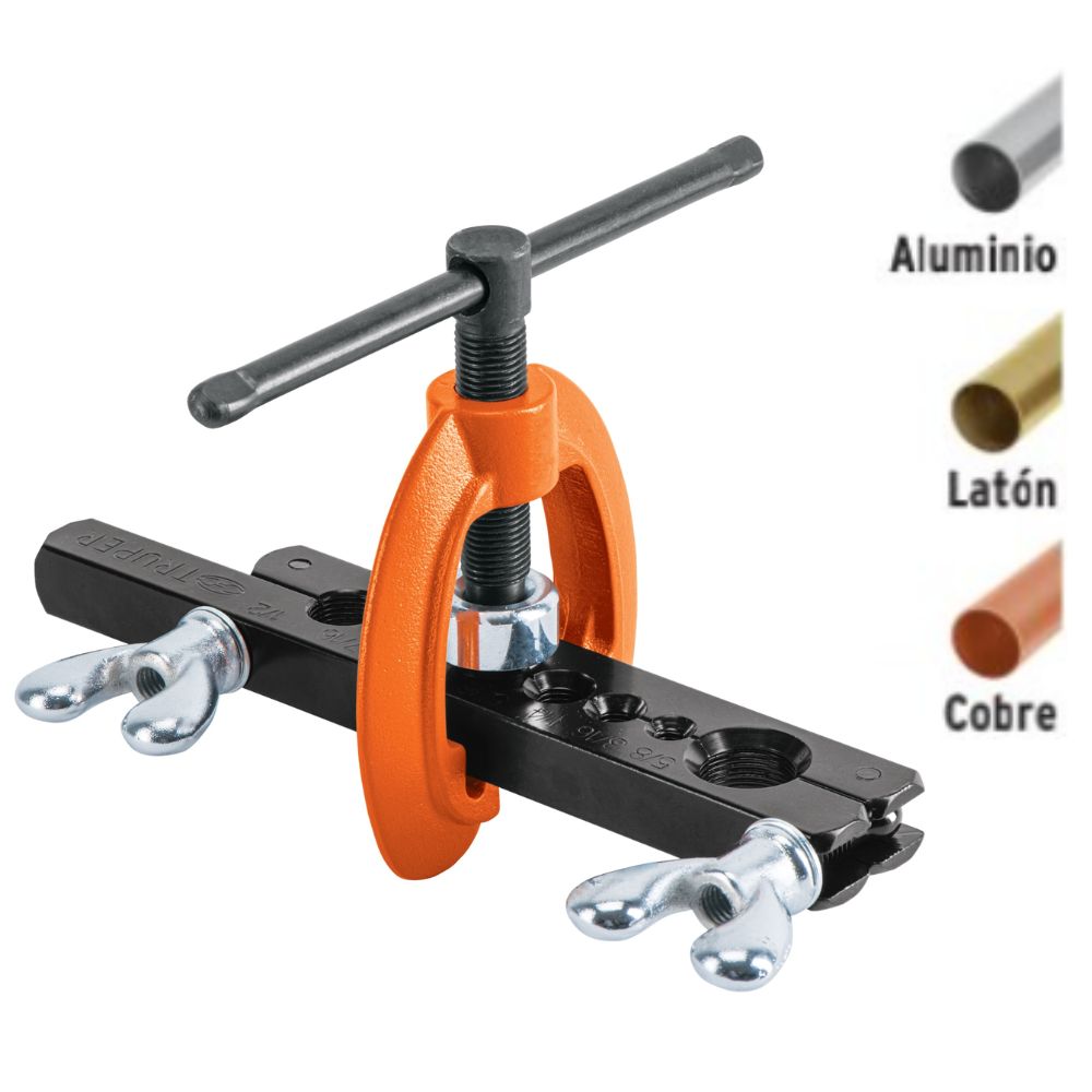 Avellanador de tubo perforador de tubo  de 3/16" a 5/8", Truper