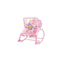 Silla Mecedora Vibratorial Musical Rosada