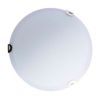 Plafón Redondo Blanco Brilloso 1 Luz E27 30 cm Orange
