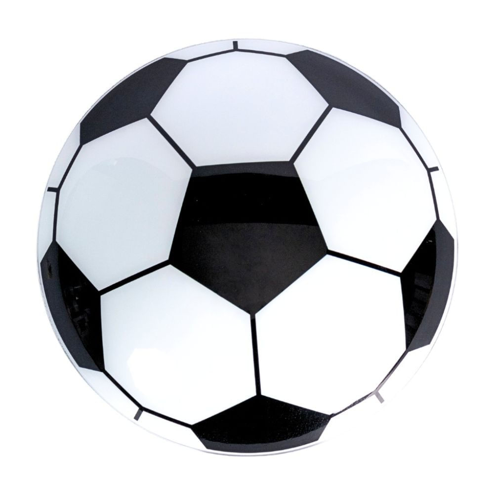 Plafón Fútbol 1 Luz E27 30 cm Orange