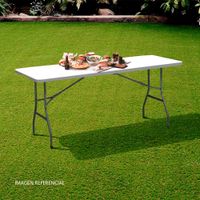 Mesa Plegable Catering Plus 180cm Blanco Orange
