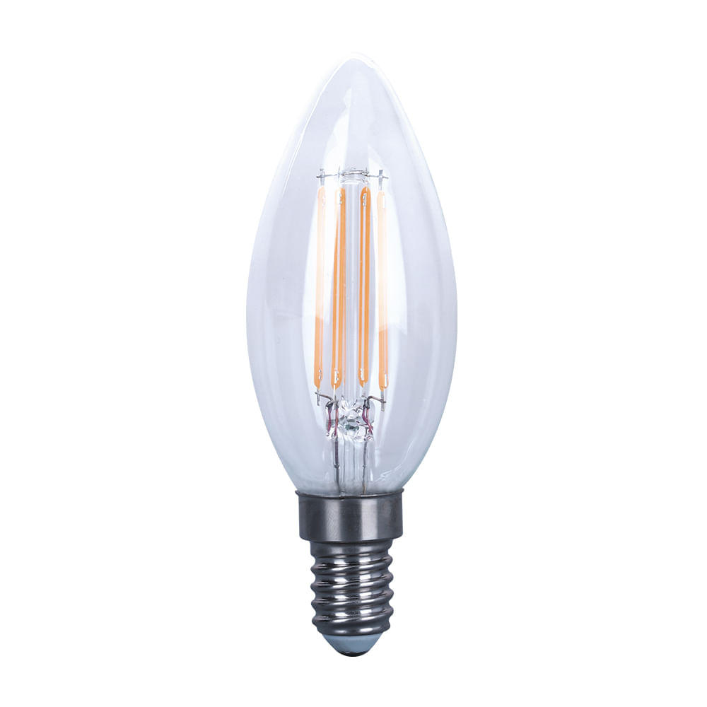 Foco vela led Clear 4w Lc Orange