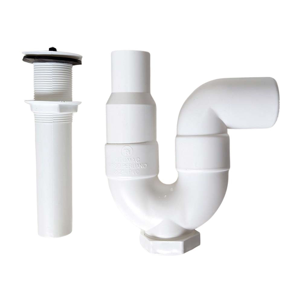 Trampa U 2"" para Lavadero con Desagüe sin Rebose Orange